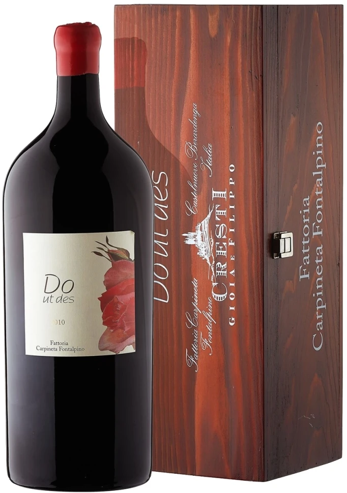 Вино Carpineta Fontalpino, Do Ut Des, Toscana IGT, 2010, gift box, 3 л