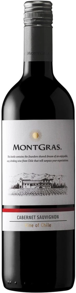 Вино MontGras, Cabernet Sauvignon, 2014