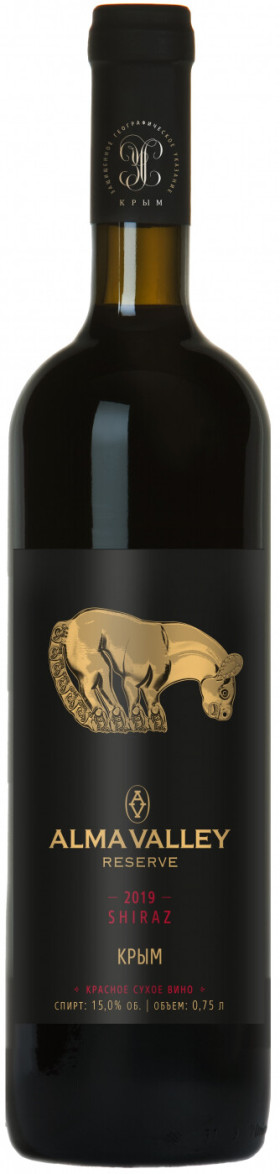 Вино Alma Valley Reserve Shiraz 2019