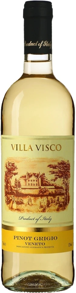 Вино "Villa Visco" Pinot Grigio, Veneto IGP, 2016