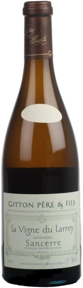 Вино Gitton Pere & Fils, La Vigne du Larrey Sancerre AOC, 2017