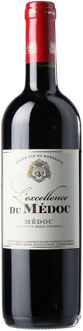 Вино L'Excellence du Medoc, Medoc AOC, 2015
