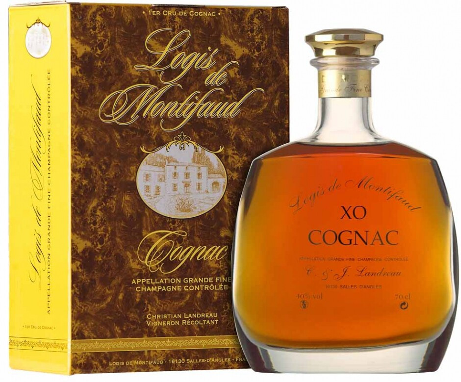 Коньяк Logis de Montifaud XO Grand Champagne Cognac AOC cartoon gift box 700 мл