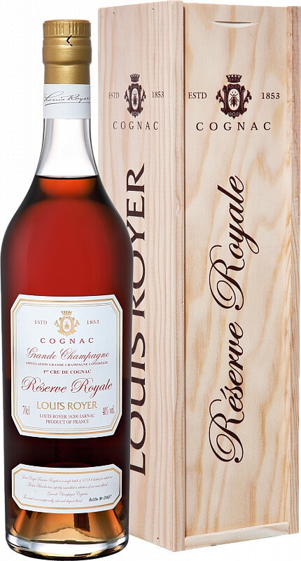 Коньяк Louis Royer Grande Champagne Reserve Royale wooden box 700 мл