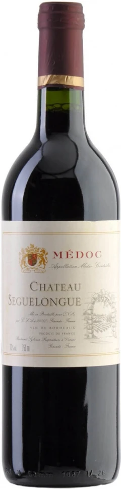 Вино Chateau Seguelongue, Medoc AOC, 2012