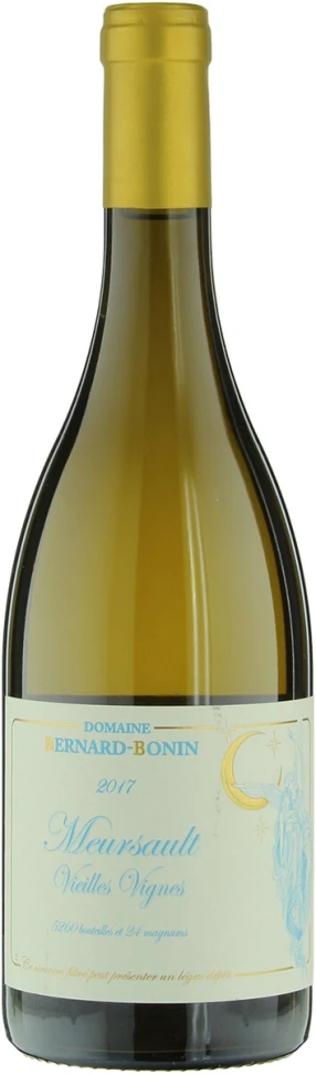 Вино Domaine Bernard-Bonin, Meursault Vieilles Vignes AOC, 2017