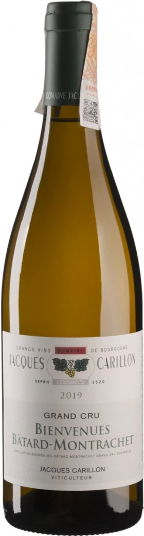 Вино Domaine Jacques Carillon, Bienvenues Batard-Montrachet Grand Cru AOC, 2019