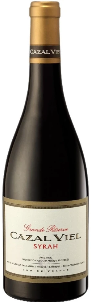 Вино Laurent Miquel, Cazal Viel Grande Reserve Syrah, Pays d'Oc IGP, 2017