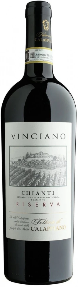 Вино Fattoria di Calappiano, Vinciano Chianti Riserva DOCG, 2015