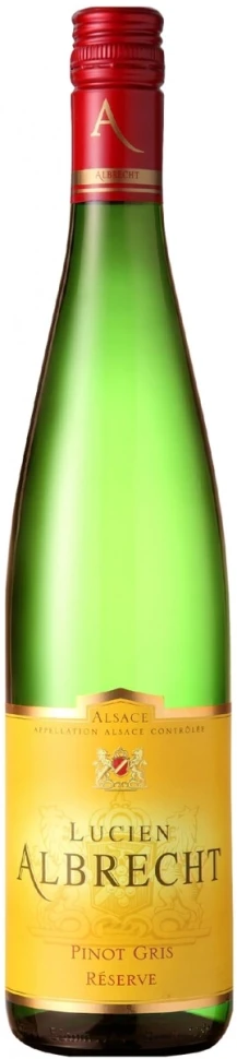 Вино Lucien Albrecht, Pinot Gris Reserve, Alsace AOC, 2016
