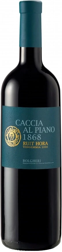 Вино Caccia al Piano 1868, Ruit Hora, Bolgheri DOC, 2011