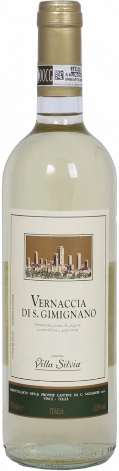 Вино "Villa Silvia" Vernaccia di San Gimignano DOCG