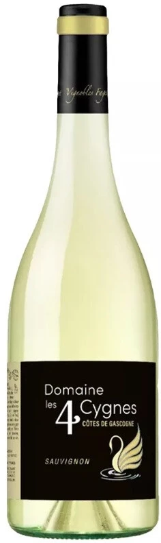 Вино Domaine les 4 Cygnes, Cotes de Gascogne Sauvignon IGP, 2020