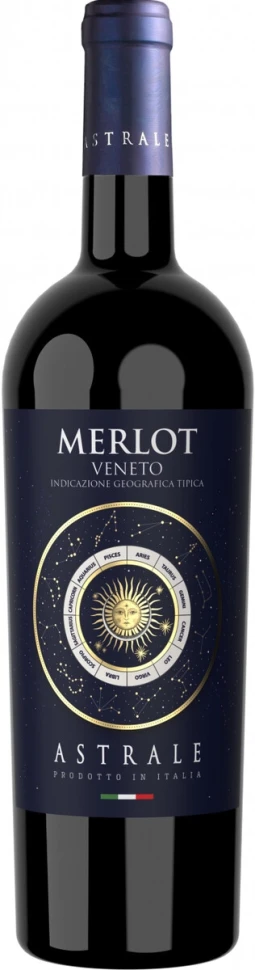Вино Astrale Merlot, Veneto IGT, 2023