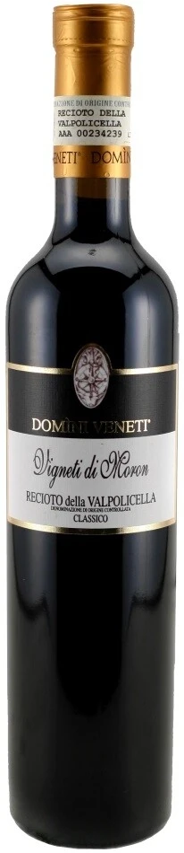 Вино Domini Veneti, Recioto della Valpolicella Classico DOC Vigneti di Moron, 2012, 0.5 л
