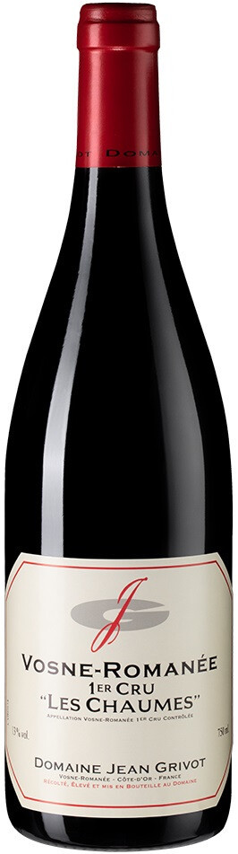 Вино Domaine Jean Grivot Vosne Romanee 1er Cru AOC Les Chaumes 2017