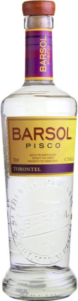 Водка Pisco BarSol Torontel 700 мл