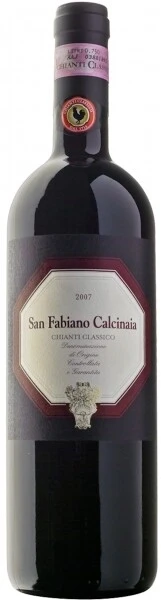 Вино Chianti Classico DOCG San Fabiano Calcinaia 2007, 375 мл
