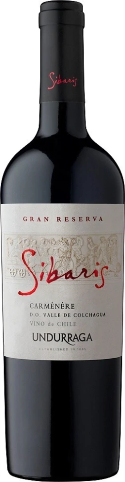 Вино Undurraga, Sibaris Carmenere Gran Reserva, Valle de Colchagua DO, 2015