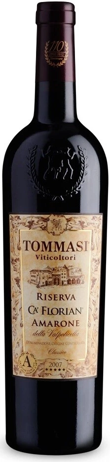 Вино Tommasi, Ca' Florian Riserva, Amarone della Valpolicella Classico DOC, 2007