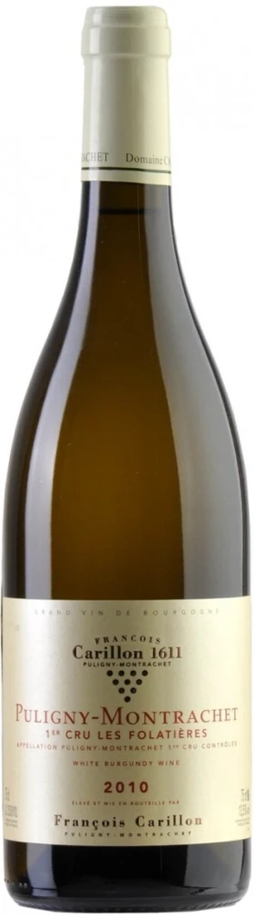 Вино Francois Carillon, Puligny-Montrachet 1er Cru Les Folatieres AOC, 2010