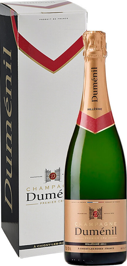 Шампанское Champagne Dumenil Millesime Premier Cru Brut Champagne AOC 2013 gift box