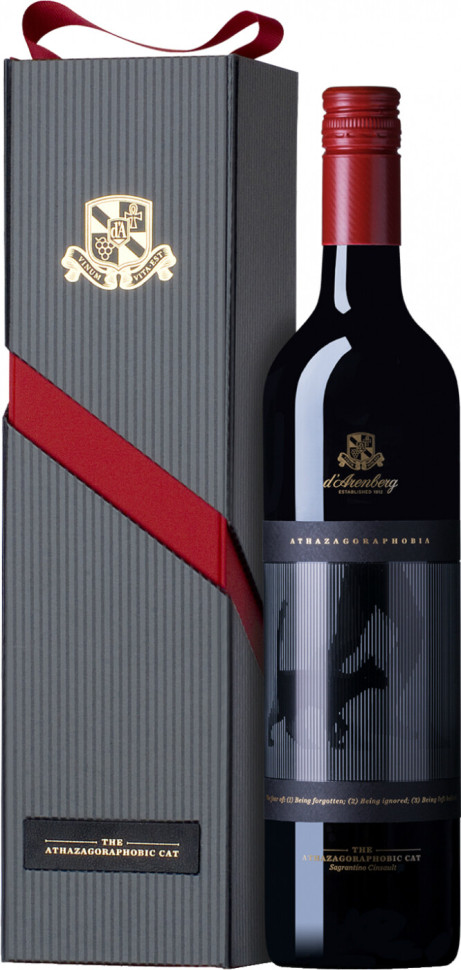 Вино d Arenberg The Athazagoraphobic Сat Sagrantino Cinsault 2017 gift box