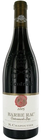 Вино M. Chapoutier, Chateauneuf-du-Pape Barbe Rac AOC 2005