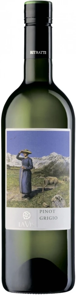 Вино La Vis, Ritratti Pinot Grigio, Trentino DOC, 2013