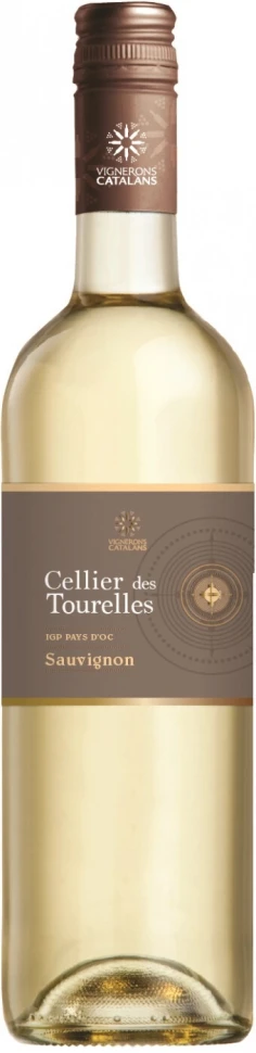 Вино Vignerons Catalans, Cellier des Tourelles Sauvignon, Pays d'Oc IGP, 2022