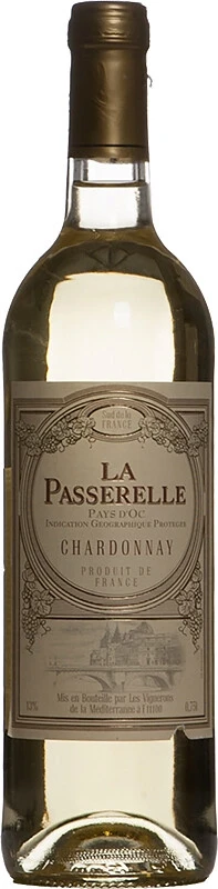 Вино Vinadeis, La Passerelle Chardonnay, Pays d'Oc IGP