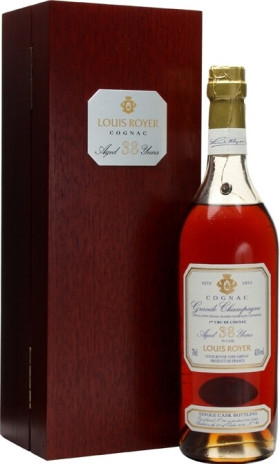 Коньяк Louis Royer Grande Champagne 38 years gift box 700 мл