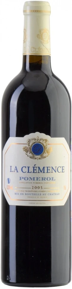 Вино Chateau La Clemence, Pomerol AOC, 2005