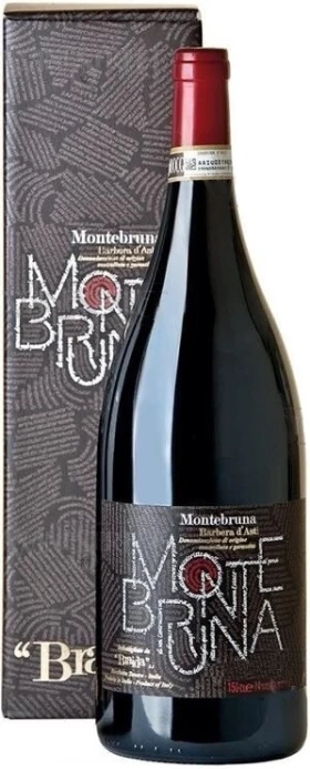 Вино Montebruna Barbera d'Asti DOCG, 2015, gift box