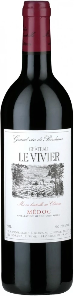 Вино Chateau Le Vivier, Medoc AOC, 2001