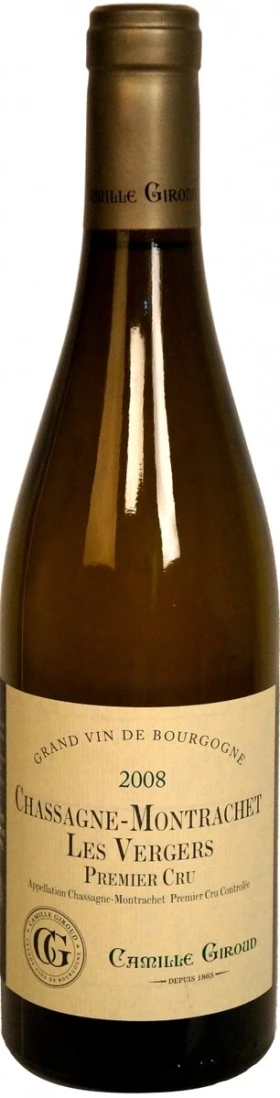 Вино Camille Giroud, Chassagne-Montrachet Premier Cru Les Vergers AOC, 2008