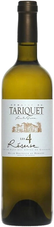 Вино Domaine du Tariquet, Les 4 Reserve, Cotes de Gascogne VDP, 2011
