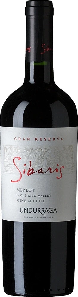 Вино Undurraga, Sibaris Merlot Gran Reserva, Maipo Valley DO, 2014