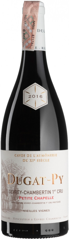 Вино Dugat Py Gevrey Chambertin 1 er Cru Petite Chapelle Vieilles Vignes AOC 2016
