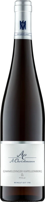 Вино A. Christmann, Gimmeldinger Kapellenberg Riesling, 2018