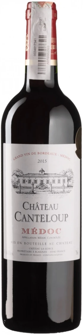 Вино Chateau Canteloup, Medoc AOC, 2015