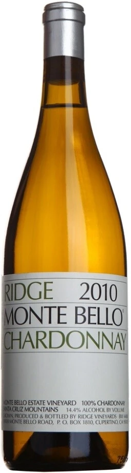 Вино Ridge, Monte Bello Chardonnay, 2010