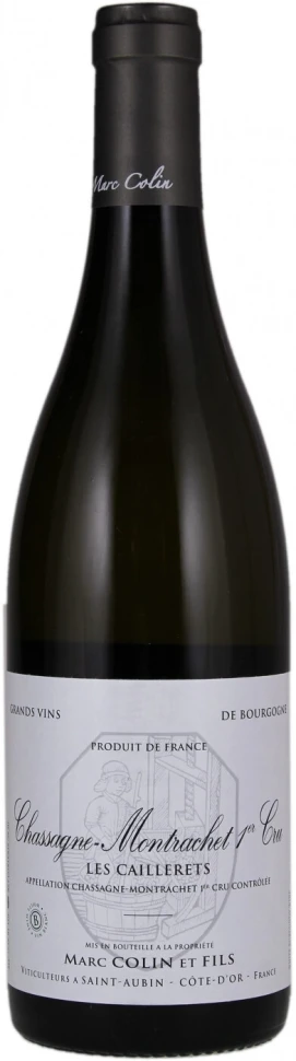 Вино Marc Colin et Fils, Chassagne Montrachet 1er Cru Les Caillerets AOC, 2012