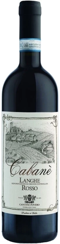 Вино Cantine Povero, Langhe Rosso Cabane DOC, 2015
