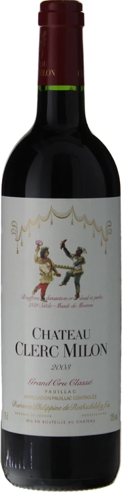Вино Chateau Clerc Milon, Grand Cru Classe Pauillac AOC, 2003