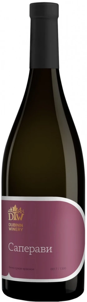 Вино Dubinin Winery, Saperavi, 2022