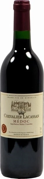 Вино Chevalier Lacassan Rouge, Medoc AOC, 2009