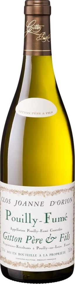 Вино Gitton Pere & Fils, Clos Joanne d'Orion, Pouilly-Fume AOC, 2019