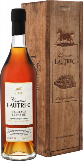 Коньяк Lautrec Heritage Supreme wooden box 700 мл