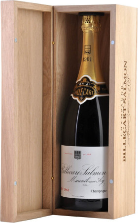 Шампанское Billecart Salmon Brut Vintage Blanc 1961 wooden box 15 л